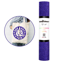 Load image into Gallery viewer, Teckwrap Glitter Heat Transfer Vinyl - 5ft Roll