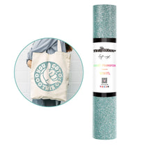 Load image into Gallery viewer, Teckwrap Glitter Heat Transfer Vinyl - 5ft Roll