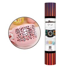 Load image into Gallery viewer, Teckwrap Bubble Free Holographic Rainbow Adhesive Vinyl - 5ft Roll