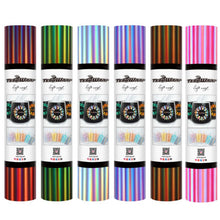 Load image into Gallery viewer, Teckwrap Bubble Free Holographic Rainbow Adhesive Vinyl - 5ft Roll