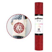 Load image into Gallery viewer, Teckwrap Glitter Heat Transfer Vinyl - 5ft Roll