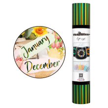 Load image into Gallery viewer, Teckwrap Bubble Free Holographic Rainbow Adhesive Vinyl - 5ft Roll