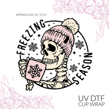 Load image into Gallery viewer, CB139 Freezing Season UV DTF Wrap (approx 3.5”x 3.6”)