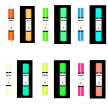Load image into Gallery viewer, Teckwrap Glow in the Dark Heat Transfer Vinyl - 5ft Roll