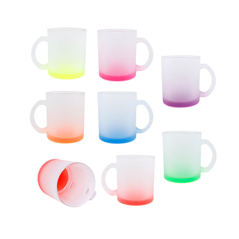 11oz Frosted Glass Sublimation Mug Craftingblanksca