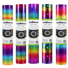 Load image into Gallery viewer, Teckwrap Holographic Rainbow Adhesive Vinyl