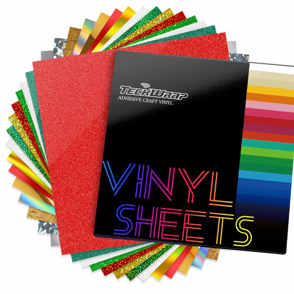 15 Sheet Christmas Teckwrap Craft Adhesive Vinyl