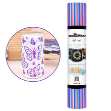Load image into Gallery viewer, Teckwrap Bubble Free Holographic Rainbow Adhesive Vinyl - 5ft Roll
