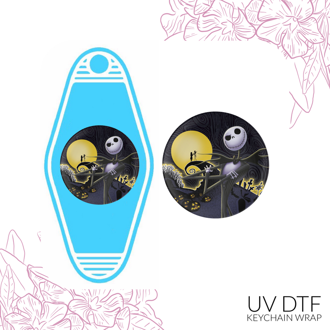 Jck Keychain Sized UV DTF Wrap