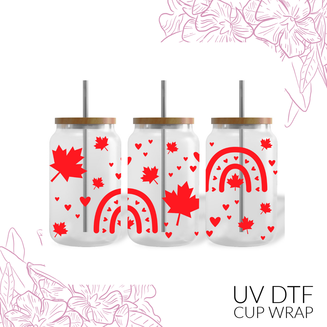 CB220 Canada Day UV DTF Wrap