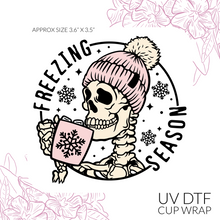 Load image into Gallery viewer, CB139 Freezing Season UV DTF Wrap (approx 3.5”x 3.6”)
