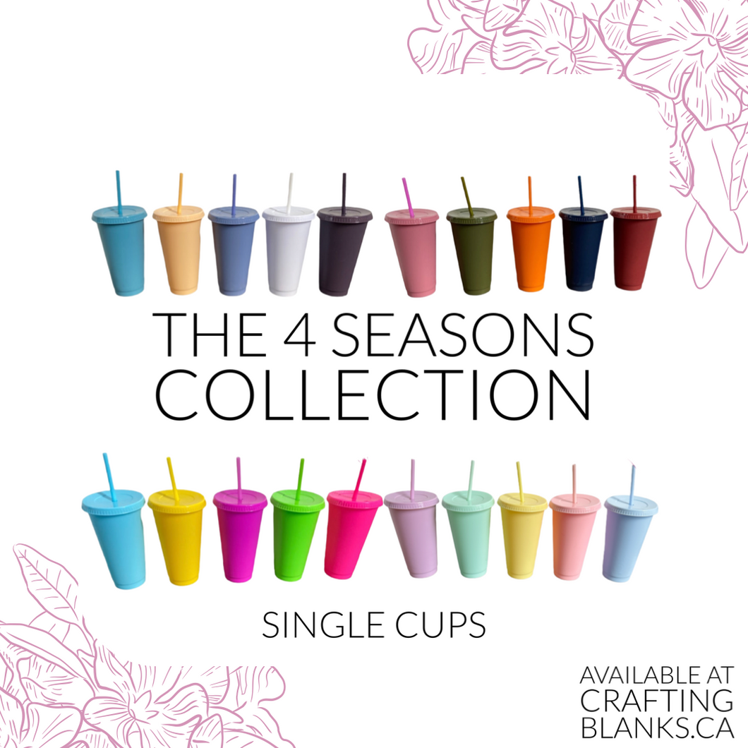EXCLUSIVE 4 Seasons Collection - Single Cups