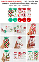 Load image into Gallery viewer, 16oz Christmas Tumblers - 5 Pack
