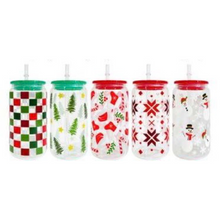 Load image into Gallery viewer, 16oz Christmas Tumblers - 5 Pack
