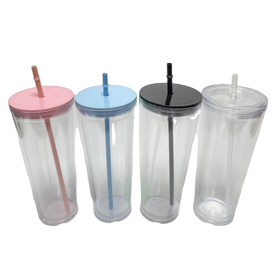 24oz Double Walled Tumblers  (Pre Drilled)