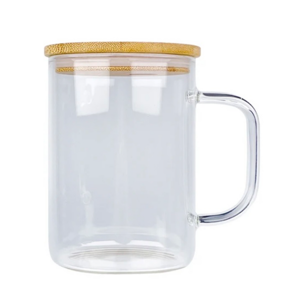 15oz Snowglobe Glass Mug