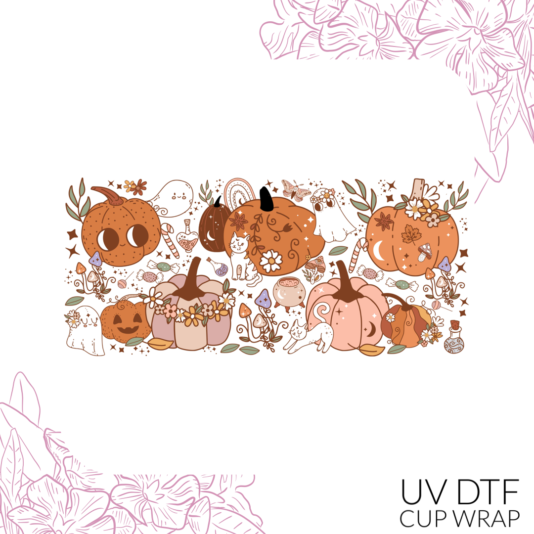 Spooky Season UV DTF Wrap