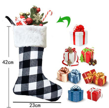 Load image into Gallery viewer, Plaid Christmas Stockings
