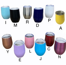 Load image into Gallery viewer, 12oz Stainless Steel Wine Tumbler
