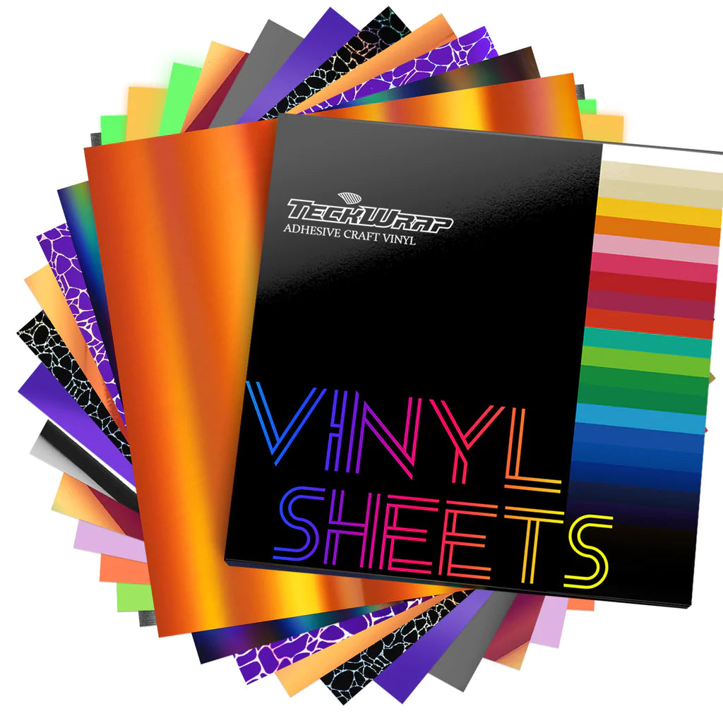 Teckwrap Halloween Adhesive Vinyl 12 Sheet Pack