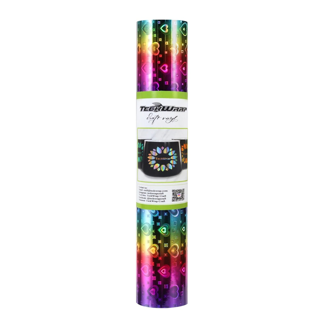 Teckwrap Holographic Rainbow Adhesive Vinyl