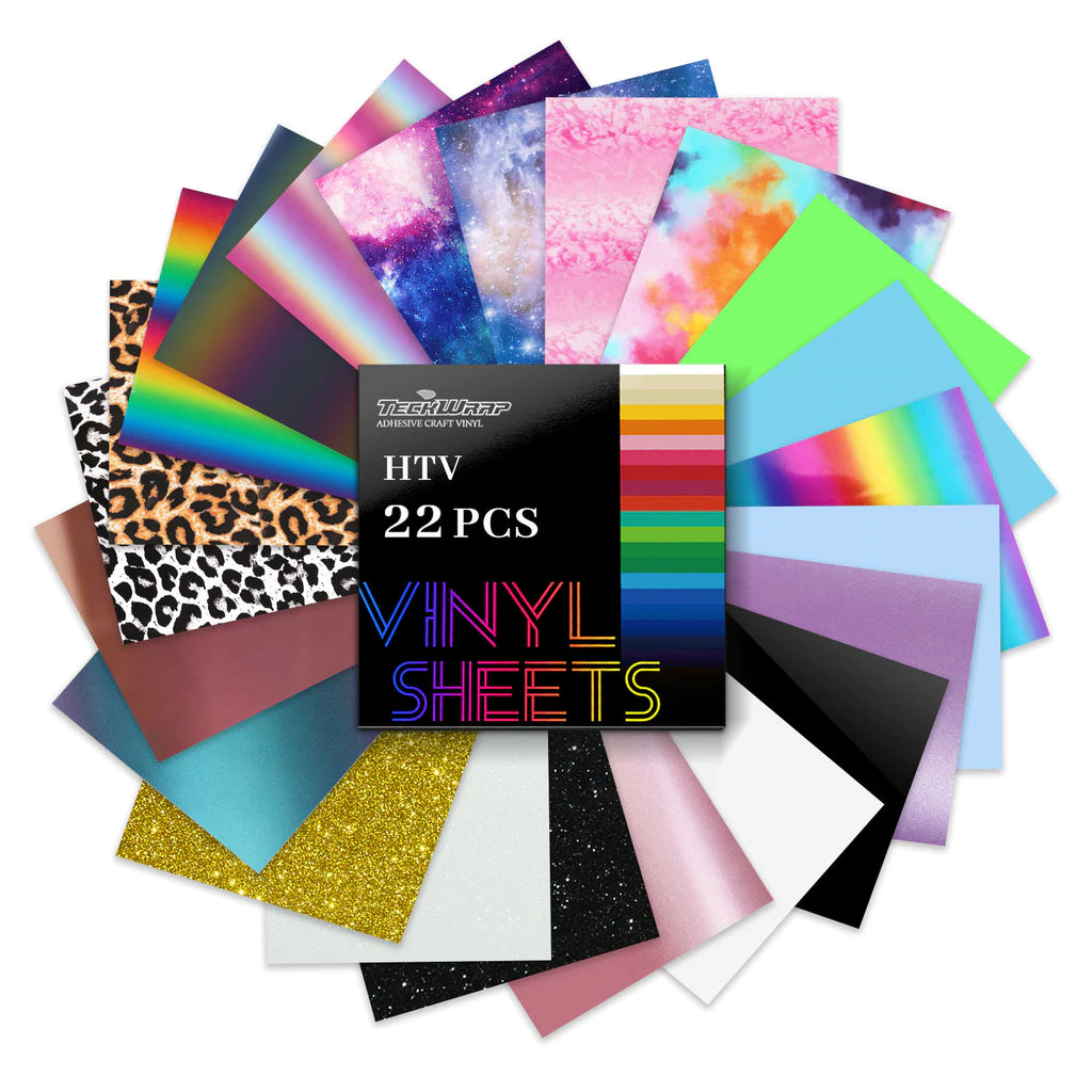 22 Sheet Starter HTV Pack Teckwrap Craft