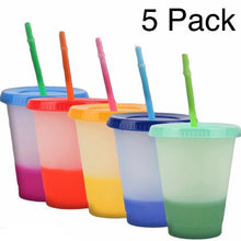 Load image into Gallery viewer, 5 Pack - 16oz Mini Colour Changing Tumblers
