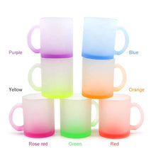 Load image into Gallery viewer, 11oz Frosted Glass Sublimation Mug
