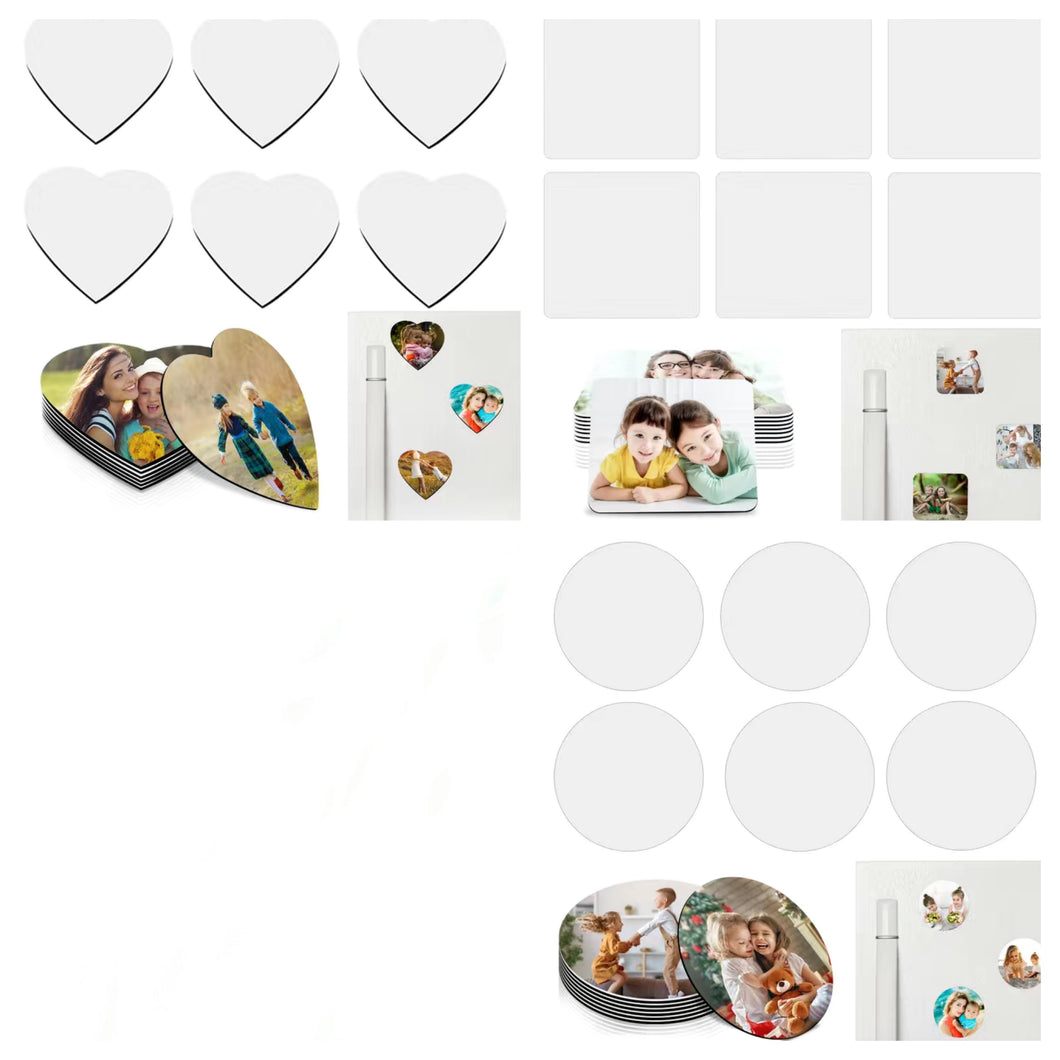 Sublimation Magnets - 6 Pack