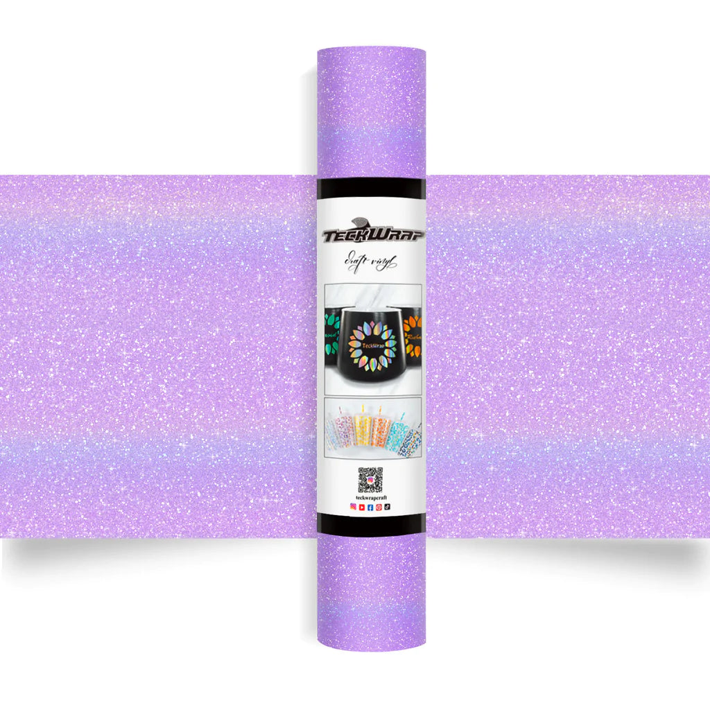 Teckwrap Colorful Glitter Adhesive Vinyl - 5ft Roll